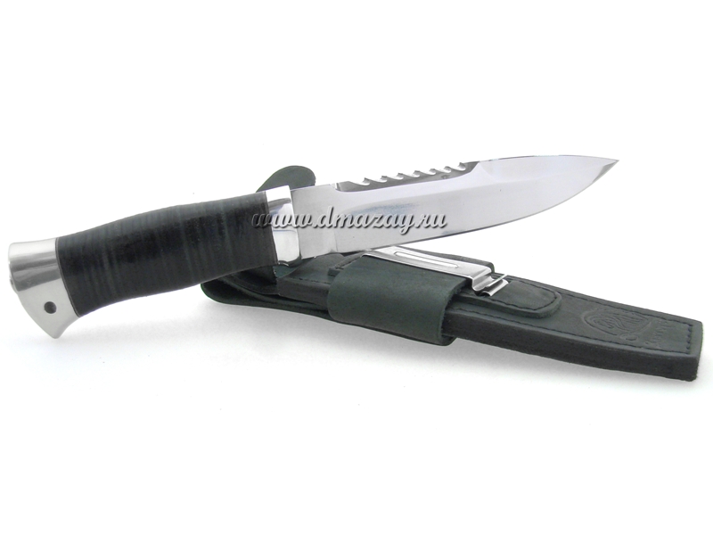 Нож Спас-2 РР214 кожа