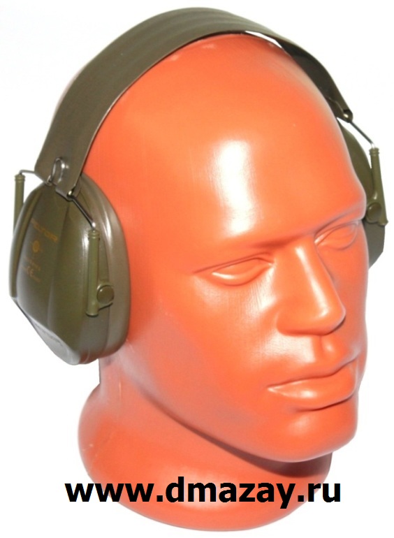 Наушники для стрельбы (шумозащитные) Peltor (3M) H515FB-516-GN (Пелтор) стендовые пассивные складные зеленые