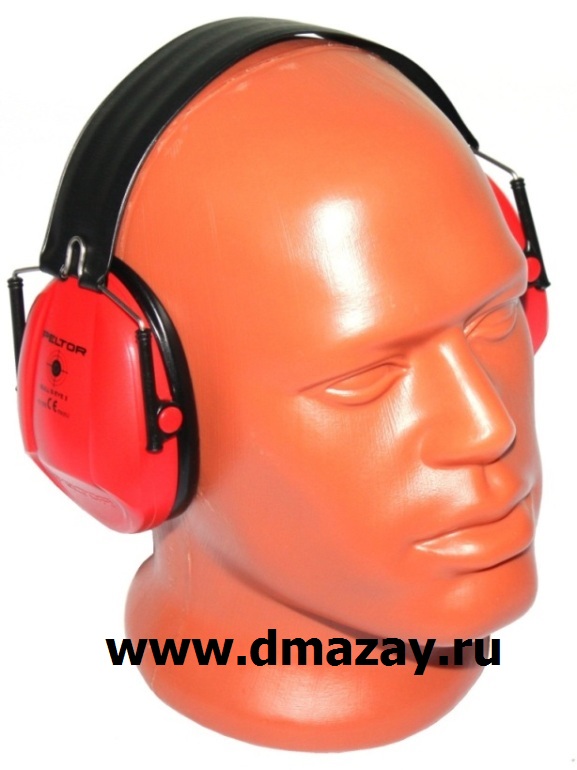 Наушники для стрельбы (шумозащитные) Peltor (3M) H515FB-516-RD (Пелтор) стендовые пассивные складные красные