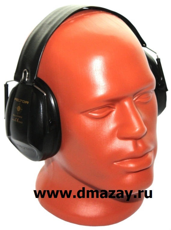 Наушники для стрельбы (шумозащитные) Peltor (3M) H515FB-516-SV (Пелтор) стендовые пассивные складные черные