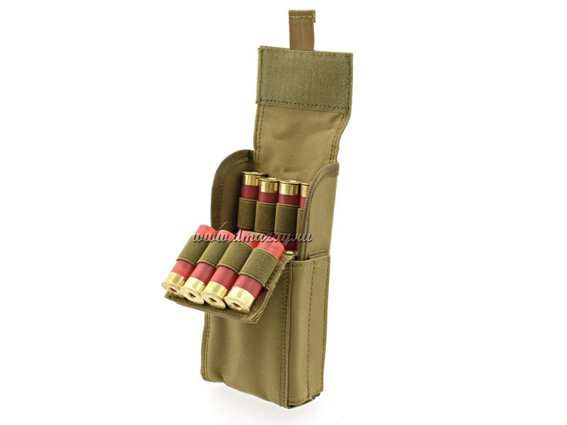 Подсумок с системой MOLLE (МОЛЛЕ) на 24 патрона 12 калибра, цвет Койот