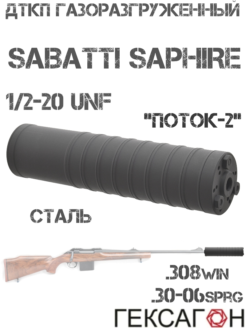 ��� ��������� ���� (�����, ���������, ����) ���������������� Sabatti Saphire 1/2"-20 UNF, ������-2� �������� �����