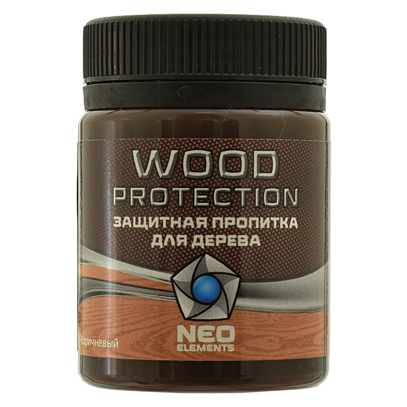 Пропитка для дерева Wood Protection 50мл коричневая