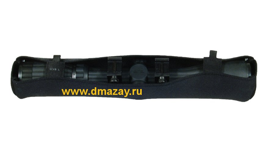 Чехол на оптический прицел 13”-15” Leapers Липерс PVC-SCVB-13 Scope Jacket Medium Large неопреновый черный
