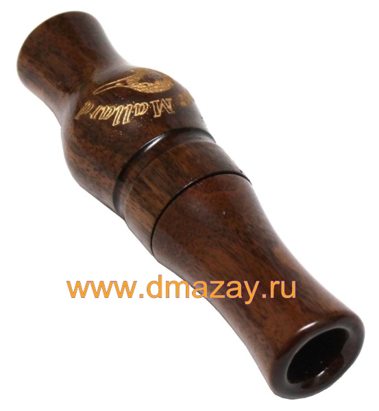          River Mallard Custom Goose Calls Walnut Short Reed (03)    