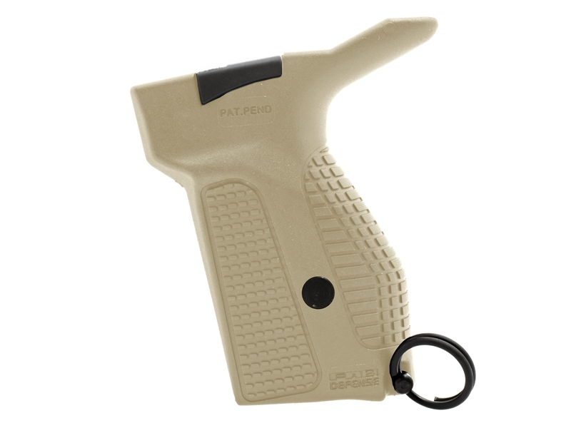 Рукоятка для ПМ (пистолета Макарова) Fab Defense PM-G со встроенным механизмом сброса магазина для левши бежевого цвета