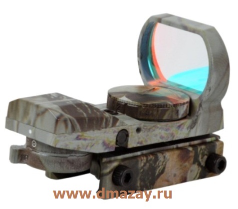 Открытый коллиматорный прицел SIHTMARK (Сайтмарк) на планку "ласточкин хвост", 1х45, камуфляж, арт. SM13003C-DT
