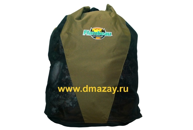 Сумка - рюкзак Flambeau (Флембо) Outdoors 5950FL для переноски подсадных корпусных и полукорпусных гусей и уток цвет черно-зеленый