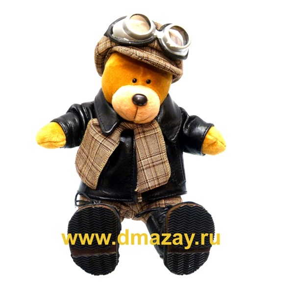 Сувенир (игрушка) медведь-автомобилист (водитель, шофер) АРТМЕХ