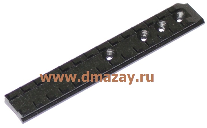 Планка (база, крепление оптики, кронштейн) Вивера (Weaver) на ствольную коробку REMINGTON (РЕМИНГТОН) 870/ 11-87/ 11-00 стальная длиной 150 мм ТАКТИКА ТУЛА 10009