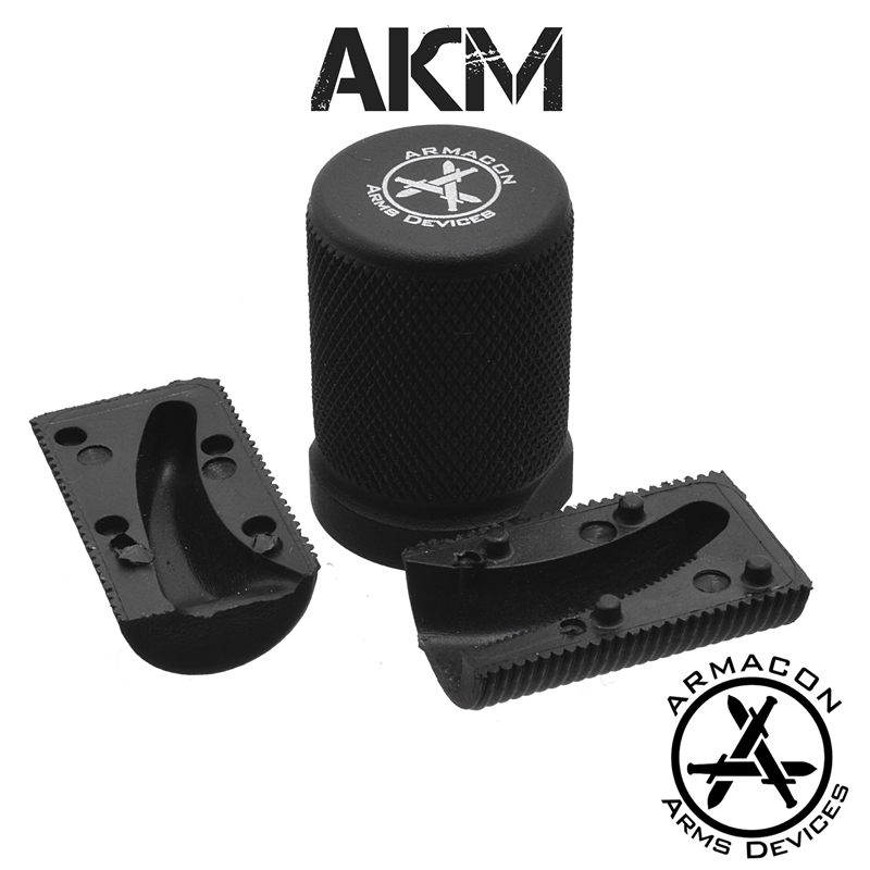 Накладка (Кнопка, тромикс) тактическая на рукоятку затвора АКМ, Armacon