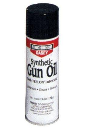 Оружейное масло синтетическое BIRCHWOOD CASEY 44135 GOA6 Synthetic Gun Oil With PTFE Lubricant 6 oz Aerosol (с Teflon, 170 г, аэрозоль)