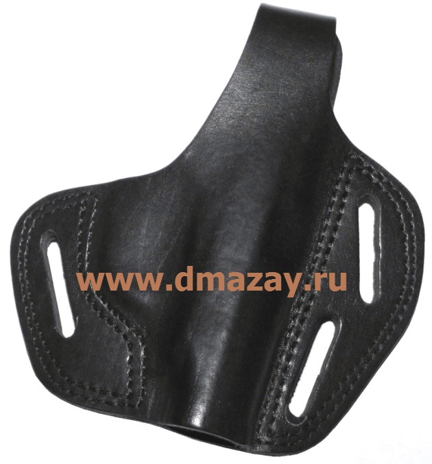 Кобура оперативная поясная для пистолетов МАКАРОВА (ПМ), ИЖ-71, ИЖ-79-9Т МАКАРЫЧ, МР-654К, WALTER PP (PPK) VEKTOR (ВЕКТОР) 14-12 формованная натуральная кожа