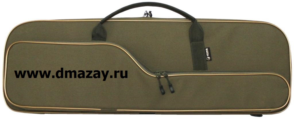 Чехол (кофр) охотничий мягкий длиной 82 см для двуствольного ружья в разобранном виде с дополнительным стволом VEKTOR (ВЕКТОР) К-12к (К12к) из синтетической ткани с прокладкой из поролона