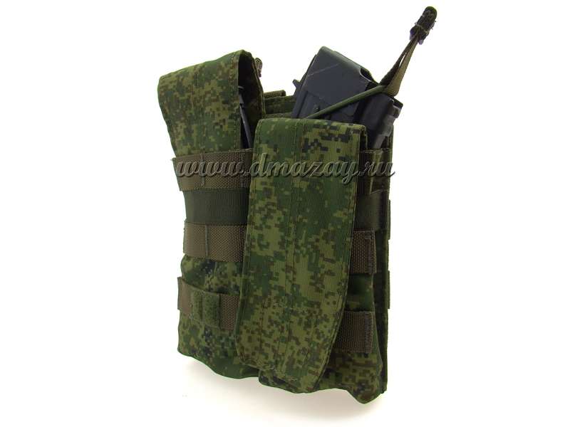 $ Подсумок Wartech MP-116-ZU под 2магазина АК, КАМУФЛЯЖ