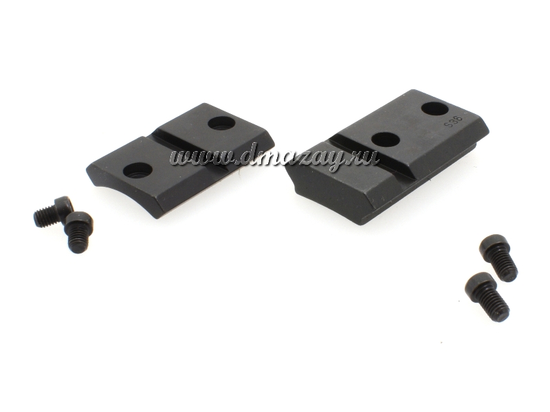Комплект планок Weaver на Remington 700 (передняя и задняя части, арт 48224, 48225 Warne Scope Mounts)