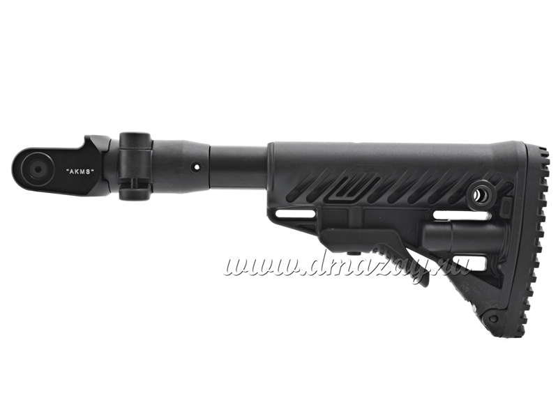Складной телескопический приклад Fab-Defense M4-AKMS P на АКМС