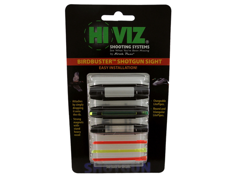 Мушка на прицельную планку 4,2 – 11,3 мм оптоволоконная универсальная Hiviz Birdbuster magnetic sight BB2005 .