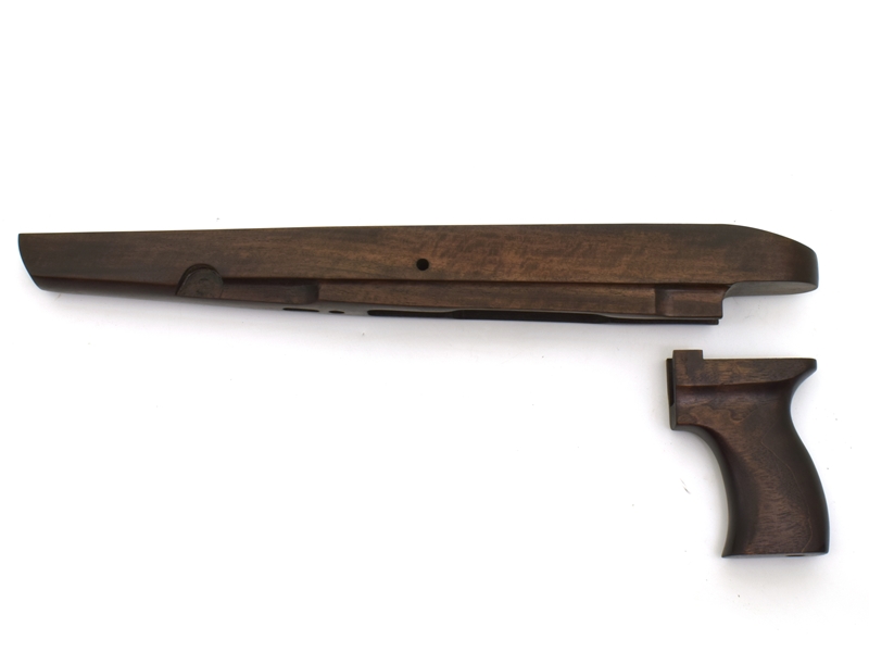 Комплект ложе (ложа) + пистолетная рукоять (рукоятка) ТОЗ-106 орех, арт. 14562