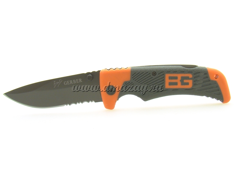 Нож складной Gerber BG114 оранжевого цвета