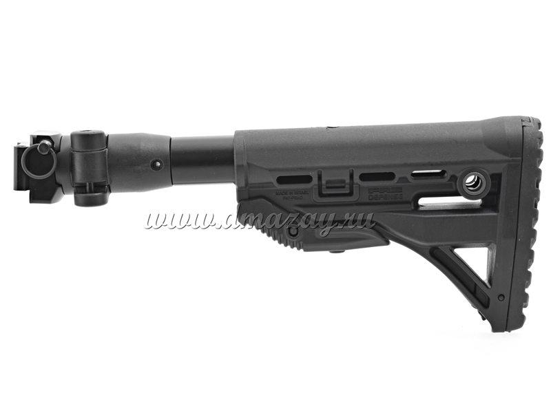 Складной телескопический приклад со встроенным буфером отдачи GL-SHOCK Fab-Defense M4-AKS P на АКС-74У