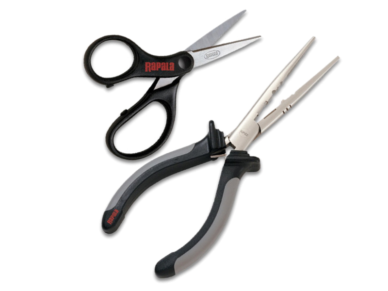 Комбо-набор Rapala 11: плоскогубцы (16см), ножницы, чехол, арт. RTC-6SPLS .