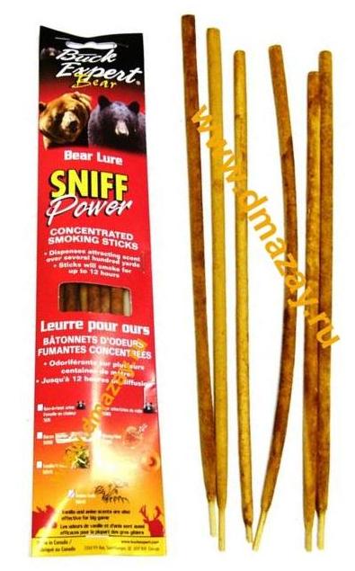 Приманка для медведя дымящиеся палочки с запахом аниса Buck Expert (БАК ЭКСПЕРТ) Concentrated Smoking Sticks SNIFF 50AS Bear Anise Lure