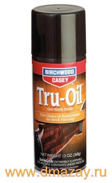 Пропитка деревянных частей оружия BIRCHWOOD CASEY 23245 TAC13 Tru-Oil Gun Stock Finish Aerosol 13 oz net wt (аэрозоль 368 г)