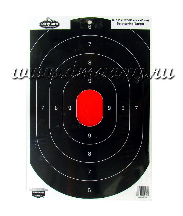 Комплект проявляющихся ростовых мишеней Birchwood Casey Dirty Bird Multi-Color (8 шт.) 35608