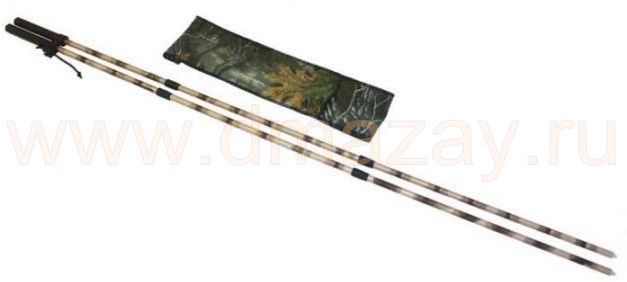Опора для ружья (сошка) двойная складная Stoney Point F3B39-R4F Camo Steady Stix II w/ Camo Pouch