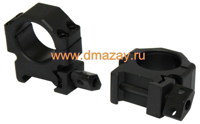    (, )    /    25,4    LEAPERS () RG2W1104 UTG Max Strength Picatinny Rings: 2PCs, 1" Diam, Low Profile, Compact