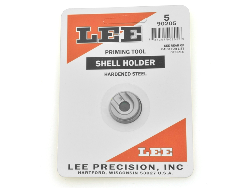   (Shell Holder)    5 Lee 90205   .300 Win. Mag., 338 Win. Mag.  