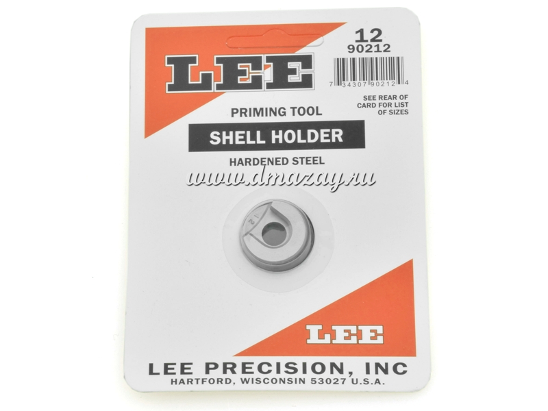 Шеллхолдер (Shell Holder) для капсюляторов №12 Lee 90212 для калибров 7,62х39 и других