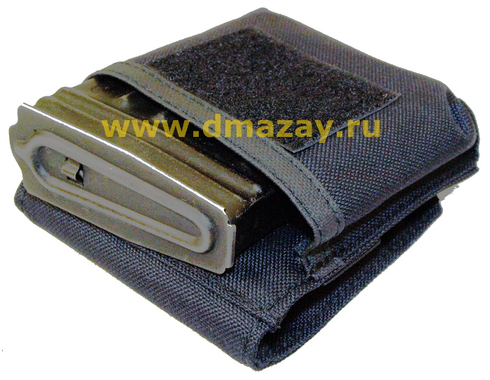 Закрытый подсумок WARTECH для ОДНОГО магазина СВД/ТИГР, нейлон, черный арт.MP-114-BK