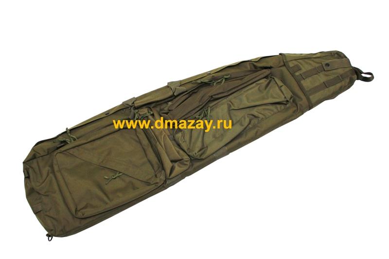 Чехол (кофр) Mil-Tec by Sturm (Мил-тек Штурм) для оружия длиной до 120 см с оптикой мягкий не промокаемый полиэстер Rifle Case Sek Oliv 16192901 зеленый Германия