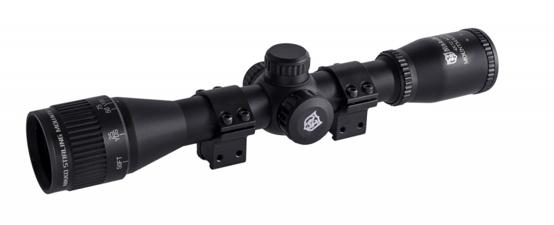 Прицел Nikko Stirling MOUNTMASTER 4x32 AO, сетка Half MD, арт. NMMI432AO