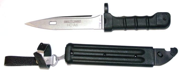 Макет массогабаритный (ММГ) штык нож автомата Калашникова АК НС АК 6Х5 Сб (черный)    