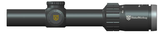 Прицел Nikko Stirling BOAR EATER 1-4x24, сетка 4Dot extreme, арт. NSBE1424