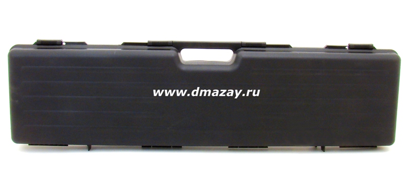 Кейс пластиковый Negrini 1617 TS с отделениями для двуствольного и одноствольного оружия в разобранном виде с диной ствола до 91 см черный