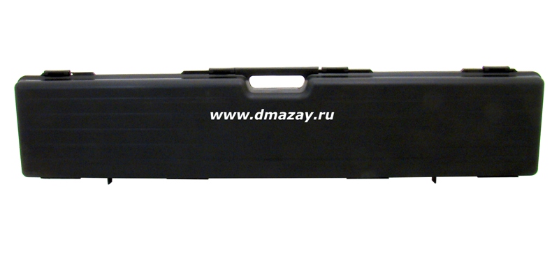 Кейс пластиковый Negrini 1637 SEC для карабинов с оптикой или без и охотничьих ружей длинной до 121 см черный