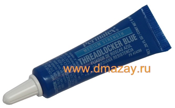 Фиксатор резьбы средней фиксации синий PERMATEX PX 24200 THREADLOCKER MEDIUM STRENGTH BLUE 6 мл