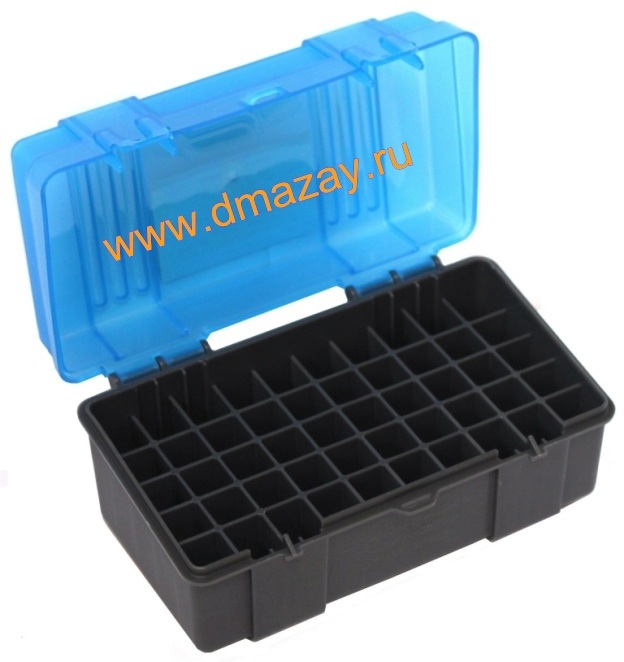 Коробка (кейс, бокс) пластиковая для патронов PLANO (ПЛАНО) 1228-50 (Small 50) Rifle Cartrige Case