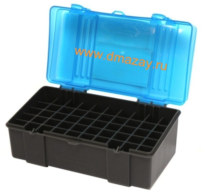 Коробка (кейс, бокс) пластиковая для патронов PLANO (ПЛАНО) 1229-50 (Medium 50) Rifle Cartrige Case