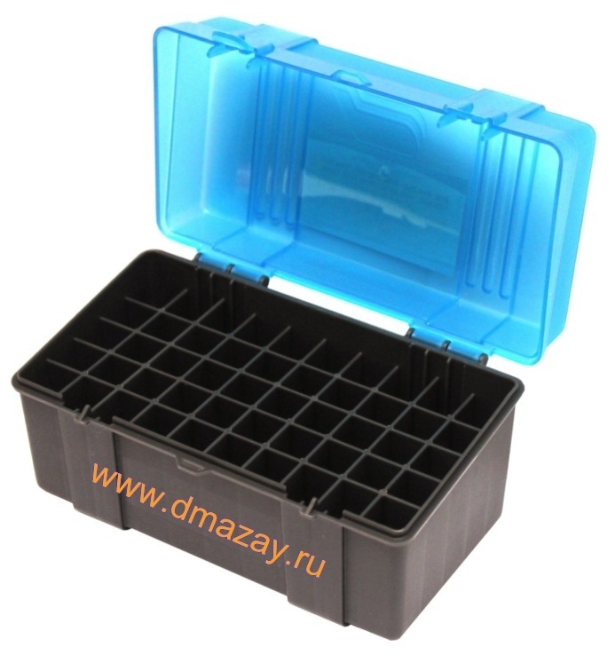 Коробка (кейс, бокс) пластиковая для патронов PLANO (ПЛАНО) 1230-50 (Large 50) Rifle Cartrige Case