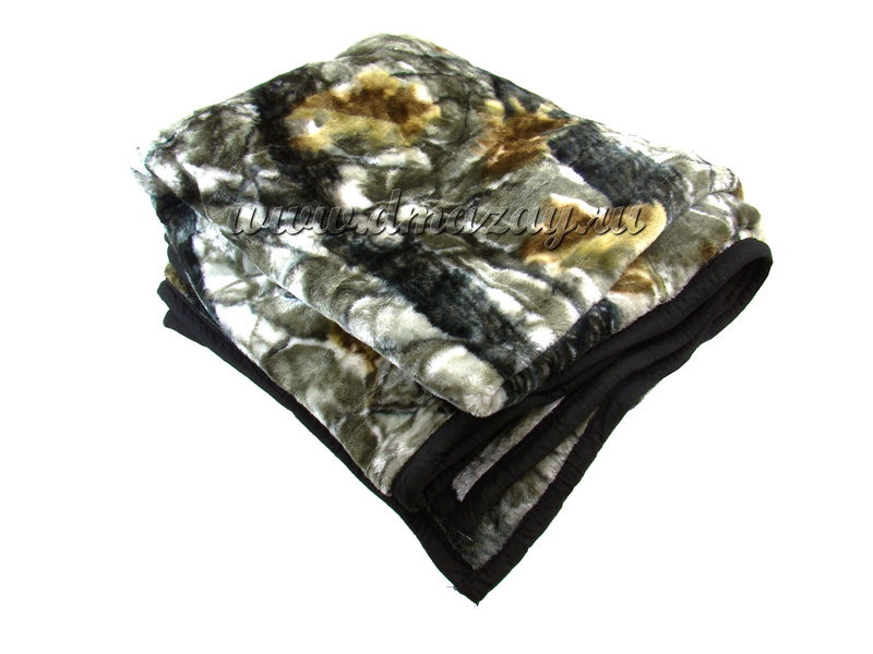 Плед  (Покрывало) флисовый (плюшевый) Welltex Hcrizantema (Хризантема) 200х240 см, камуфляж