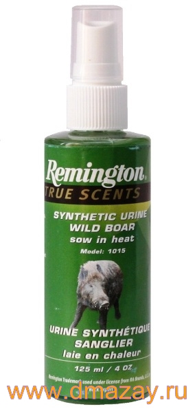 Приманка пахучая для кабана REMINGTON (BUCK EXPERT) 1015 Synthetic Urine Wild Boar Sow in heat спрей во флаконе 125 мл (4 OZ)    