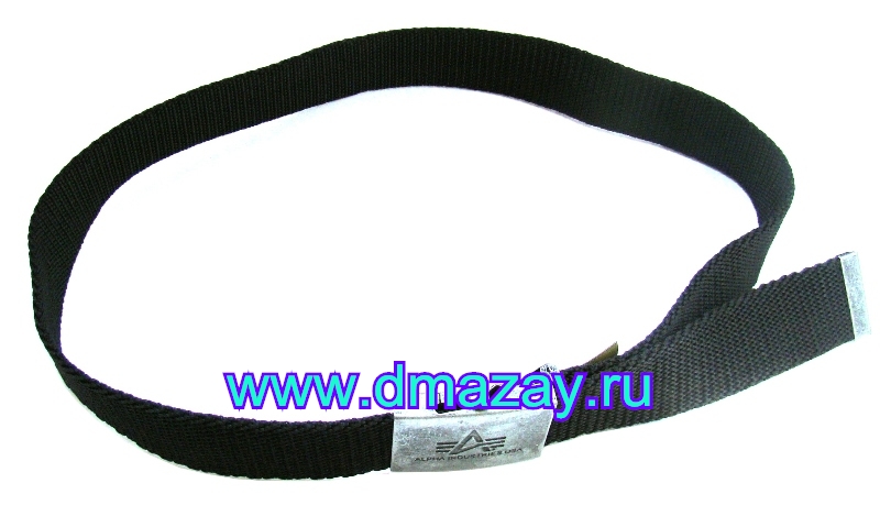 Ремень брючный (поясной) Alpha Heavy Duty  belt black (черный), длина 110 см из полипропилена