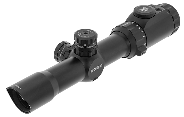 Прицел LEAPERS Accushot T8 Tactical 1-8X28, сетка BG4, кронштейн, арт. SCP3-18IEBG4
