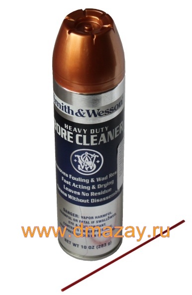 Сверхсильный очиститель оружейного ствола SMIT & Wesson HEAVY DUTY BORE CLEANER SW 004 аэрозоль 283 г