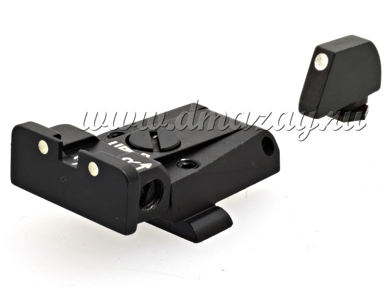Мушка с регулируемым целиком LPA Sights SPR36GL для автоматического пистолета Glock